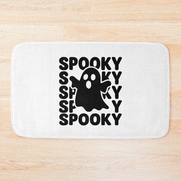 Item preview, Playful Spooky Ghost with Repeated Text Halloween Design designed and sold by RuweisVibes.