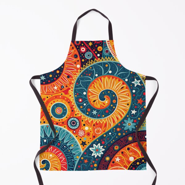 Item preview, Psychedelic Bloom: Retro Swirls and Flowers designed and sold by Prints and Lifestyle.