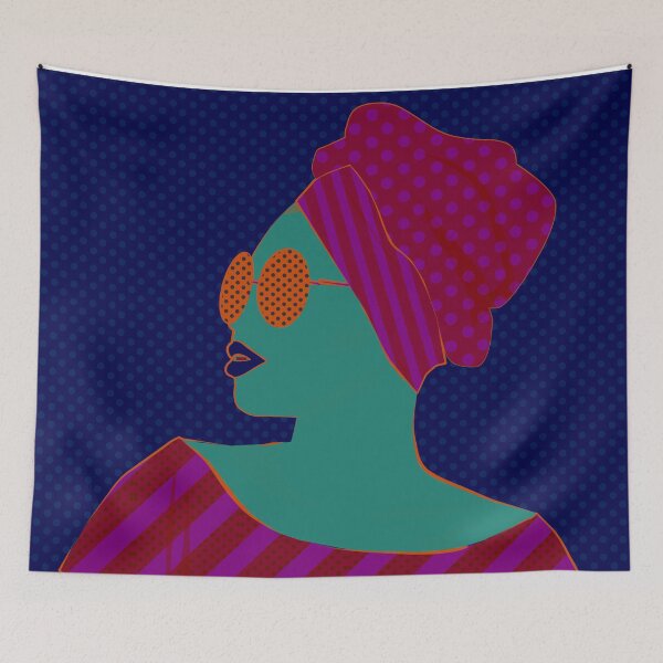 Item preview, A black woman in sunglasses2 designed and sold by Design4uStudio.