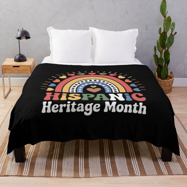 Item preview, National Hispanic Heritage Month Rainbow All Countries Flags designed and sold by AmparoBoyle.
