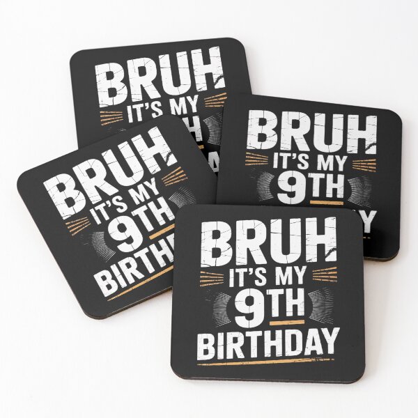 Item preview, Bruh It's My 9th Birthday 9 Year Old Birthday 1  designed and sold by NeomiStoreSS.