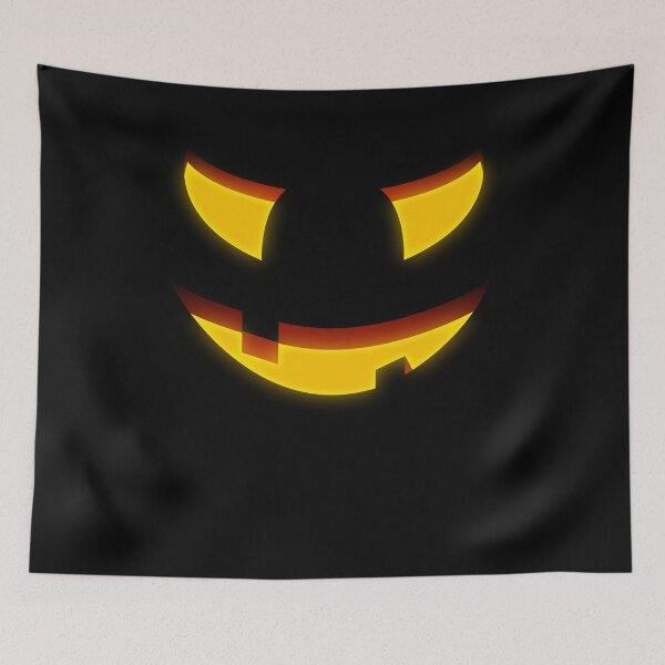 Item preview, Halloween Scary Smiley Pumpkin Face Creepy Jack-O’-Lantern Spooky Illustration designed and sold by MONTRIS.