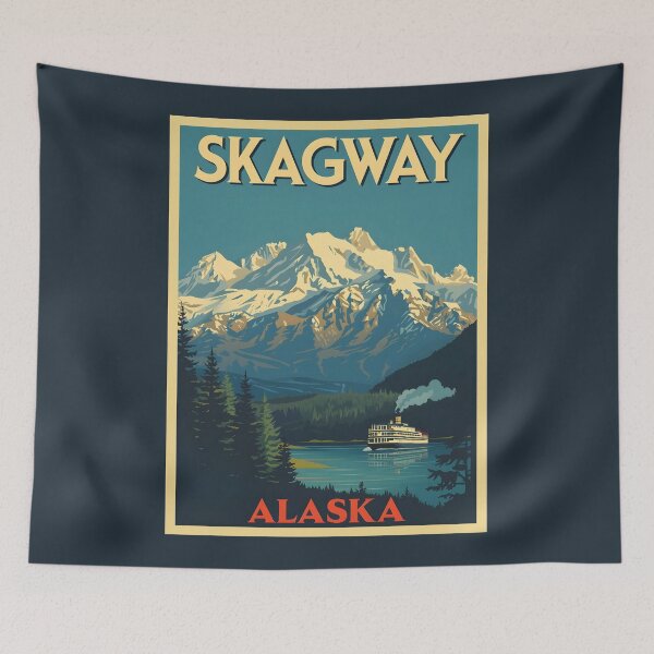 Item preview, Skagway - Alaska  designed and sold by GoodOldVintage.