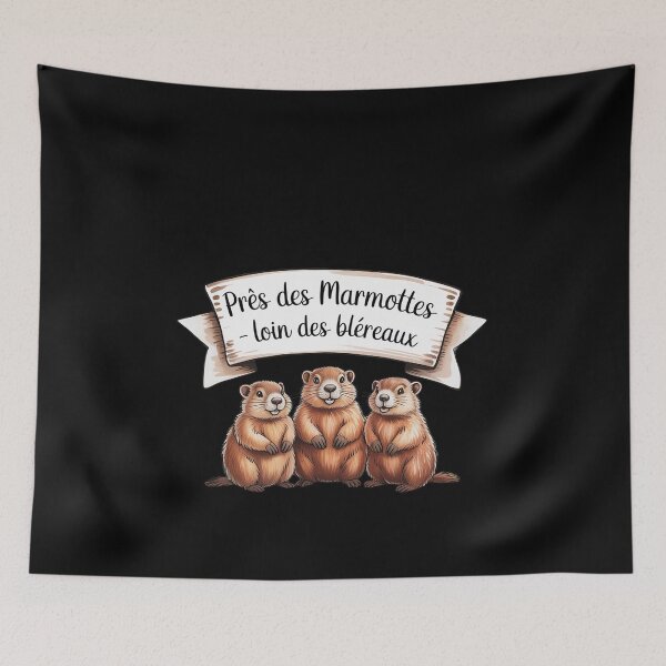 Item preview, Near Marmots Away from Badgers designed and sold by RansomFlatley.