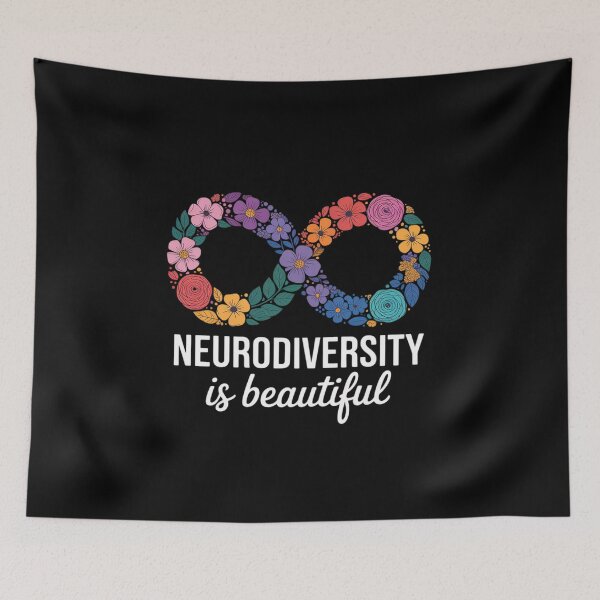 Item preview, Neurodiversity Is Beautiful Autism Neurodivergent designed and sold by FranzFriesen.