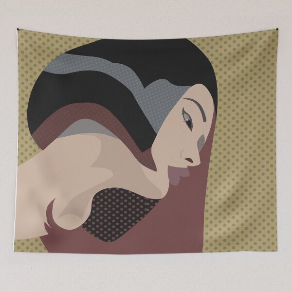Item preview, A red-haired woman9 designed and sold by Design4uStudio.