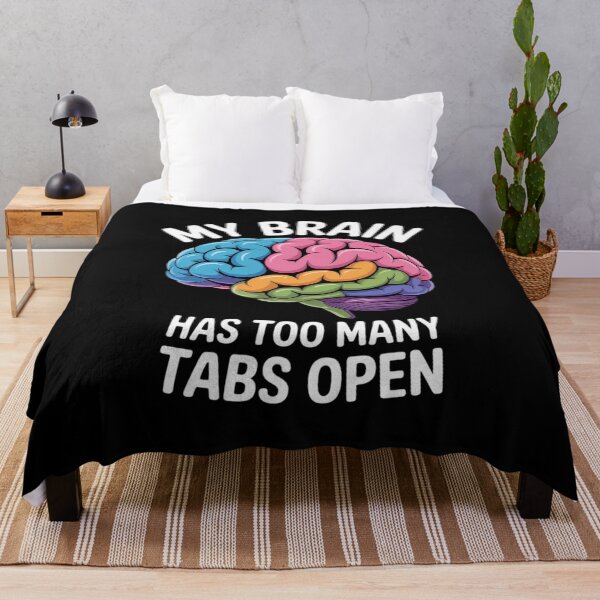 Item preview, My Brain Has Too Many Tabs Open Programmer designed and sold by khorbiasieno.