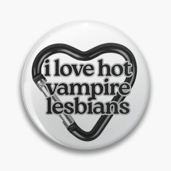 Item preview, I Love Hot Lesbian Vampires Carabiner Black designed and sold by ptrcj.