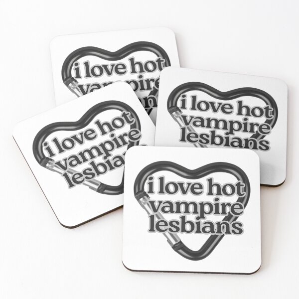 Item preview, I Love Hot Lesbian Vampires Carabiner Black designed and sold by ptrcj.