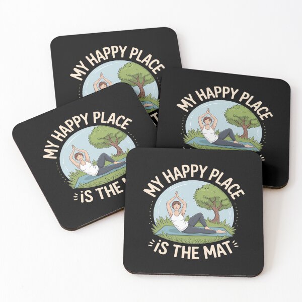 Item preview, My Happy Place is The Mat Yoga Mindfulness designed and sold by HaileyRobel.
