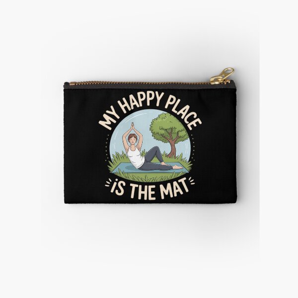 Item preview, My Happy Place is The Mat Yoga Mindfulness designed and sold by HaileyRobel.