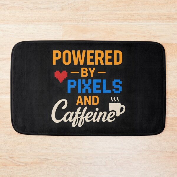 Item preview, Powered by Pixels and Caffeine – Gamer/Dev Coffee Fuel designed and sold by VoidBloom Studio.