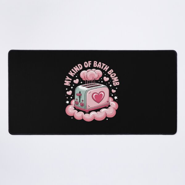 Item preview, My Kind of Bath Bomb Toaster Nu Goth Dark Humor Sarcastic designed and sold by AmparoBoyle.
