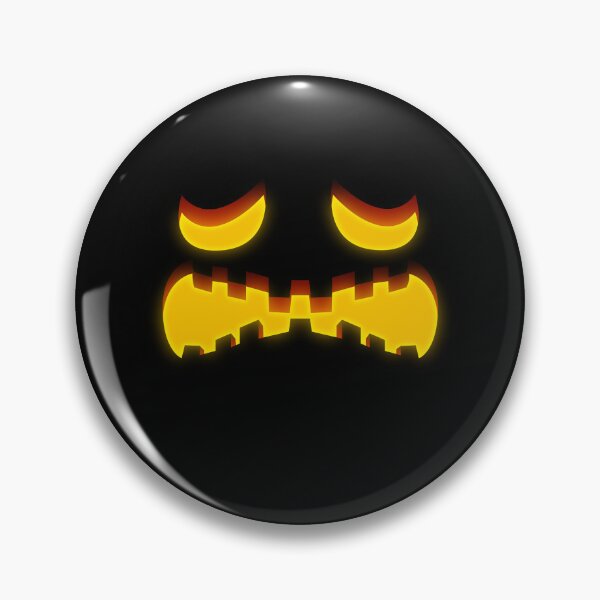 Item preview, Halloween Scary Pumpkin Face Sad Expression Creepy Jack-O’-Lantern Spooky Illustration designed and sold by MONTRIS.