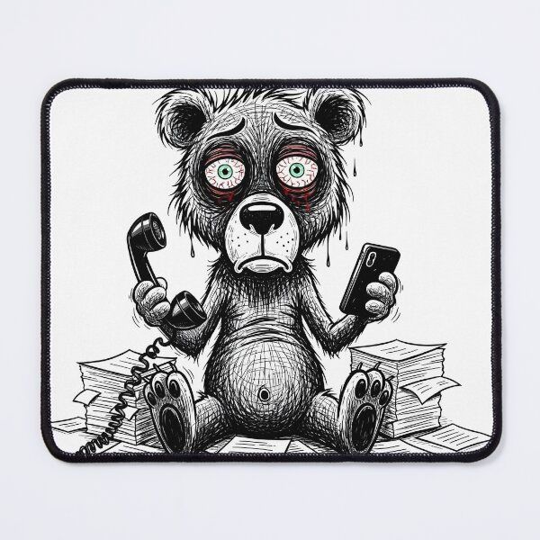 Item preview, I Came. I Saw. I Overcommitted. - Stressed Bear Boss | Funny Work Humor designed and sold by GrumpyCrudly.