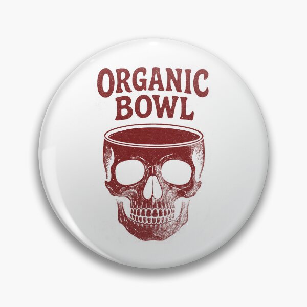 Item preview, Organic Bowl - Ed Gein's Homestyle Serving Dish | Dark Humor Skull Art designed and sold by Przecinak.