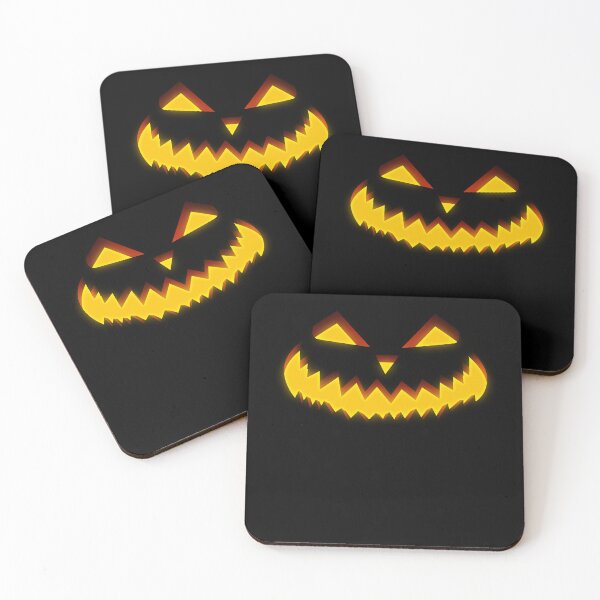 Item preview, Halloween Very Happy Pumpkin Face Scary Smile Creepy Jack-O’-Lantern Spooky Illustration designed and sold by MONTRIS.