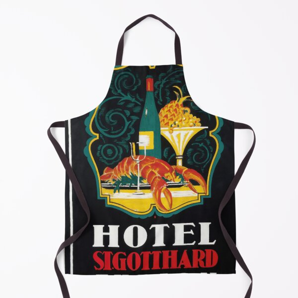 Item preview, Vintage Art Deco Poster | Hotel St Gotthard Zurich | Luxury Dining & Travel Decor | Elegant 1920s Wall Art Print designed and sold by artofuniverse.