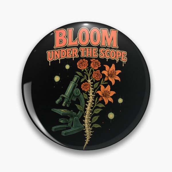 Item preview, Bloom Under the Scope – Halloween Pathologist Medical Laboratory Floral Anatomy Design designed and sold by ClinicalHubs.