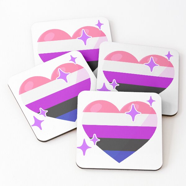Item preview, Genderfluid Heart designed and sold by Queer Media Archive.