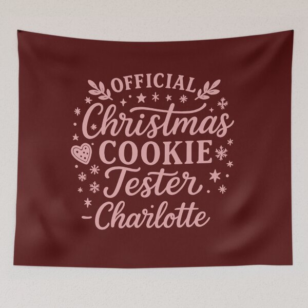 Item preview, Christmas Gift for Charlotte – Official Cookie Tester designed and sold by Meandmyshop.