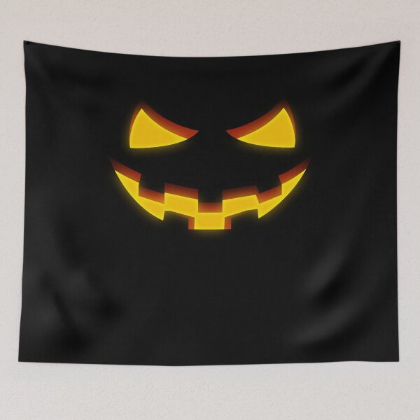 Item preview, Halloween Scary Pumpkin Face Sly Laugh Creepy Jack-O’-Lantern Spooky Illustration designed and sold by MONTRIS.