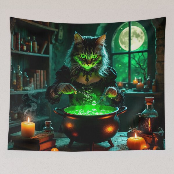 Item preview, Witch’s Potion Cat – The Alchemist Catgirl designed and sold by AmetistLight.