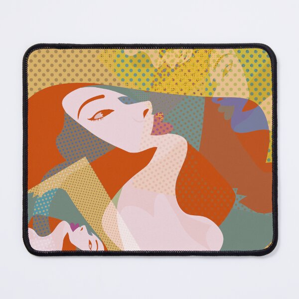Item preview, A red-haired woman - Abstract1 designed and sold by Design4uStudio.