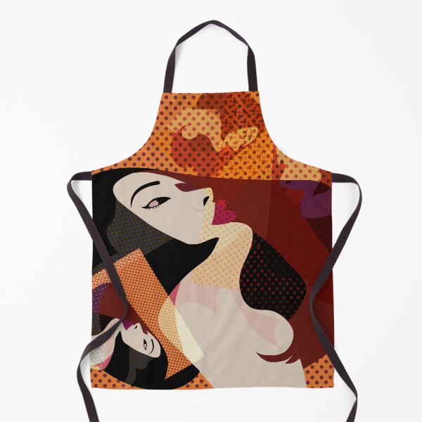 Item preview, A red-haired woman - Abstract4 designed and sold by Design4uStudio.