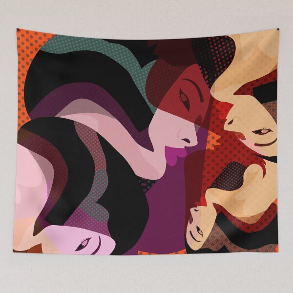Item preview, A red-haired woman - Abstract8 designed and sold by Design4uStudio.