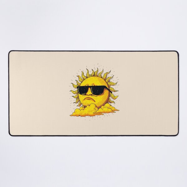 Item preview, Cool sun with sunglasses – Funny retro illustration designed and sold by Meiersbeste.