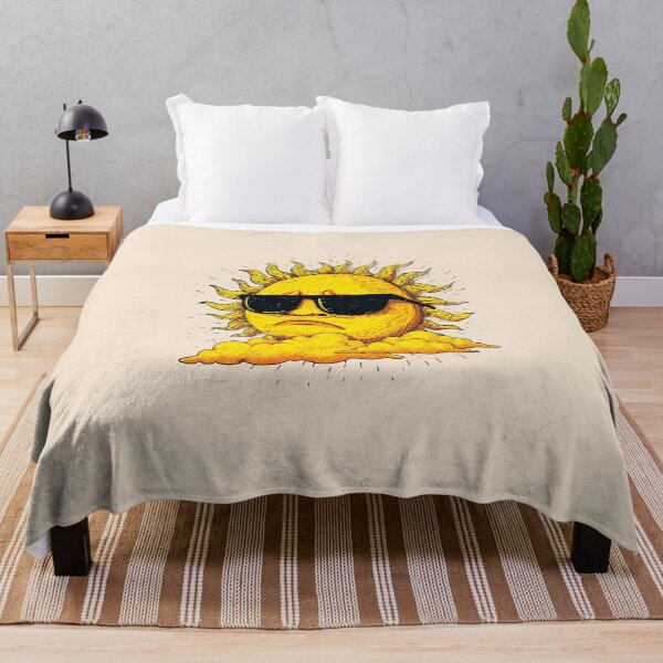 Item preview, Cool sun with sunglasses – Funny retro illustration designed and sold by Meiersbeste.