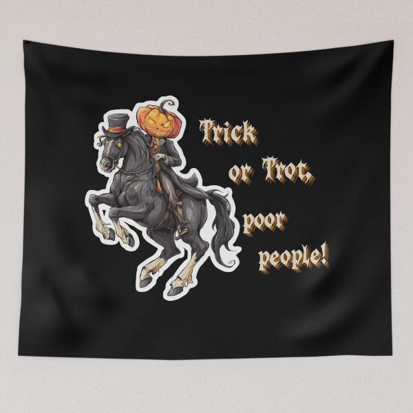 Item preview, Trick Or Trot Creepy Aesthetic Horse Halloween designed and sold by KZurHTPC.