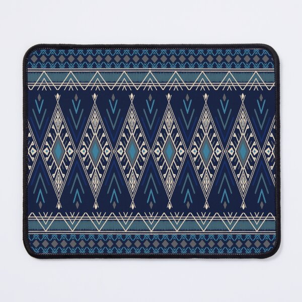 Item preview, Blue Background Traditional Ethnic Thai Pattern designed and sold by Onulodesign.