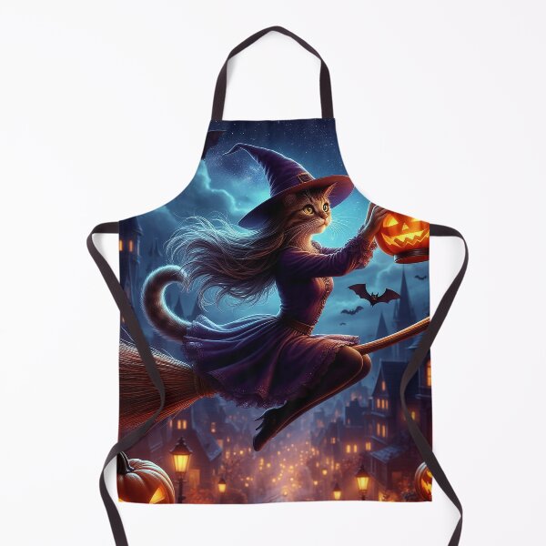 Item preview, Midnight Flight – Catgirl on a Broom designed and sold by AmetistLight.