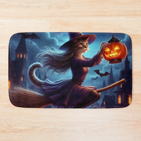 Item preview, Midnight Flight – Catgirl on a Broom designed and sold by AmetistLight.