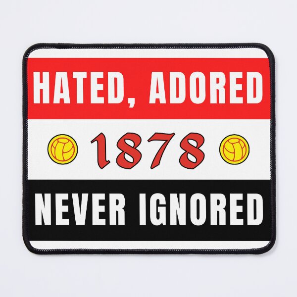Item preview, Manchester hated, adored never ignored designed and sold by MagicFootball.