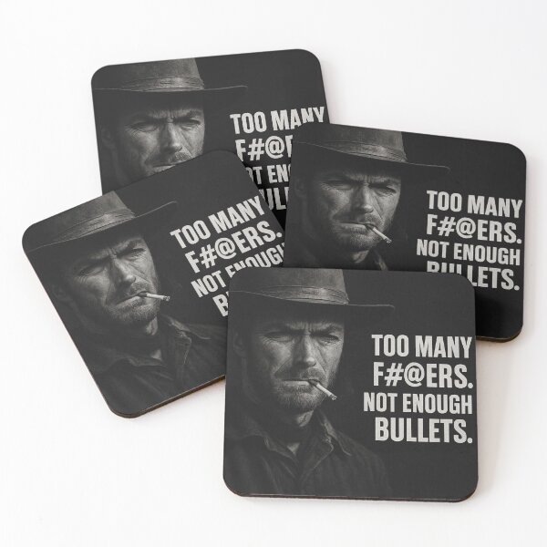 Item preview, Too many fuckers. Not enough bullets. designed and sold by ClearPulse.