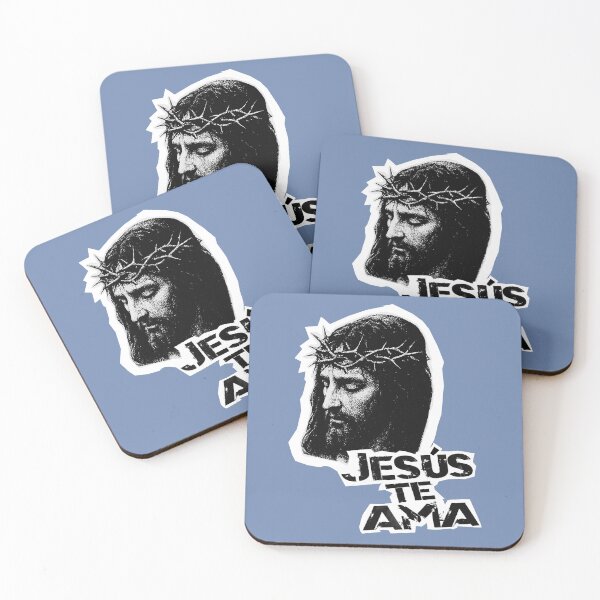 Item preview, Jesus Te AMA Jesus Loves You Christian art designed and sold by Colorfulman.