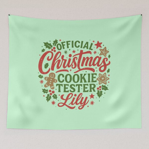 Item preview, Christmas Gift for Lily – Official Cookie Tester designed and sold by Meandmyshop.