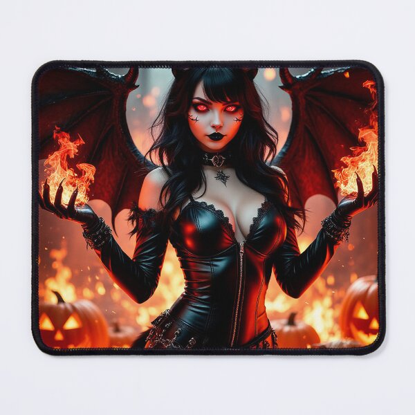 Item preview, Infernal Cat – Demon Witch Catgirl designed and sold by AmetistLight.
