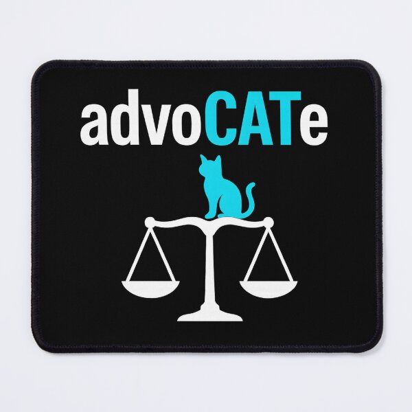 Item preview, AdvoCATe – Cool Law Cat T-Shirt for Justice and Cat Fans designed and sold by SVALANART.