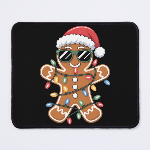 Item preview, Cool Gingerbread Man Santa Hat Christmas Light Kids Boys Men designed and sold by clothesy7.