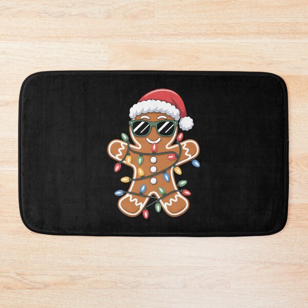 Item preview, Cool Gingerbread Man Santa Hat Christmas Light Kids Boys Men designed and sold by clothesy7.
