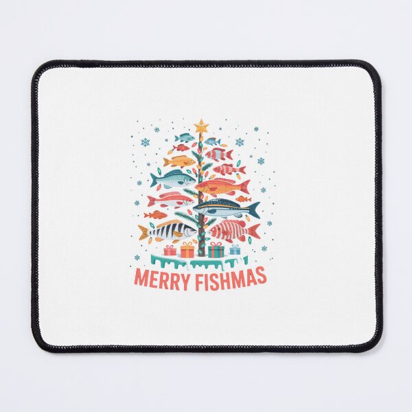 Item preview, Merry Fishmas - Aquatic Holiday Tree – Marine Life Christmas Design Classic T-Shirt designed and sold by inkfluenceart.