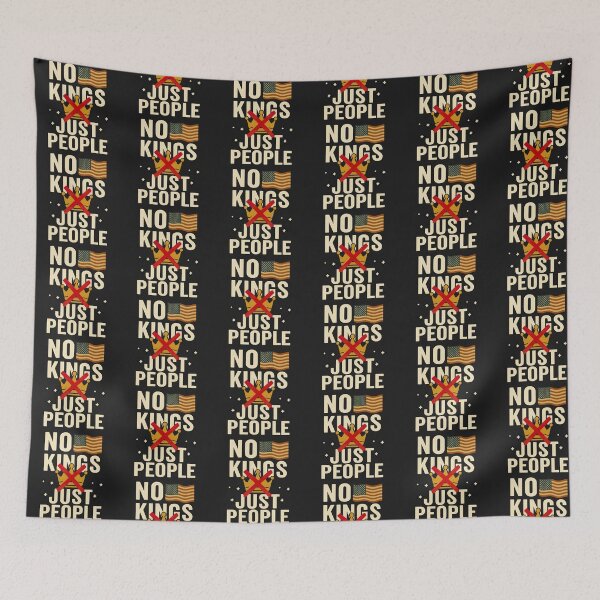 Item preview, Anti Trump Slogan, No Kings Protest​, No kings in america designed and sold by graphic-genie.