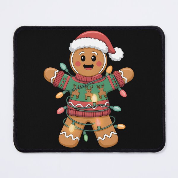 Item preview, Gingerbread Man Funny Ugly Christmas Sweater Kids Girls designed and sold by clothesy7.