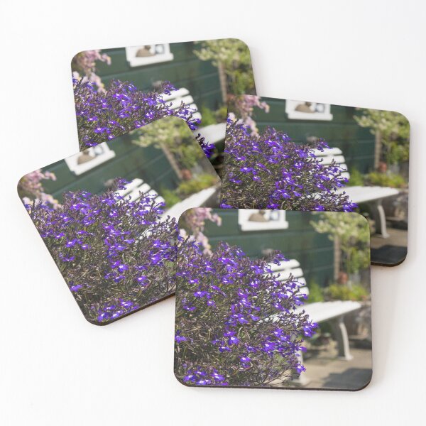 Item preview, Dutch Country Charm - Fabulous Purple Lobelia Flowers designed and sold by Georgia Mizuleva.
