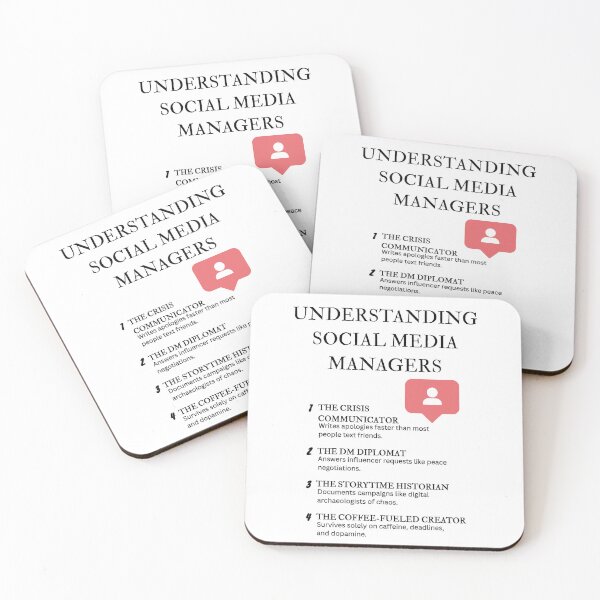Item preview, Understanding Social Media Managers – Funny Definitions for Marketers designed and sold by PsyFlow35.
