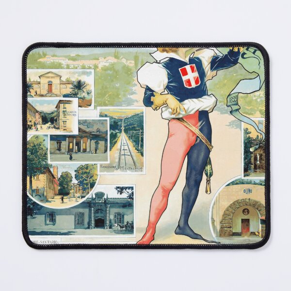 Item preview, Art Nouveau Spa Poster | Regie Terme di Montecatini | Vintage Italian Health & Wellness | 1899 Travel Print designed and sold by artofuniverse.